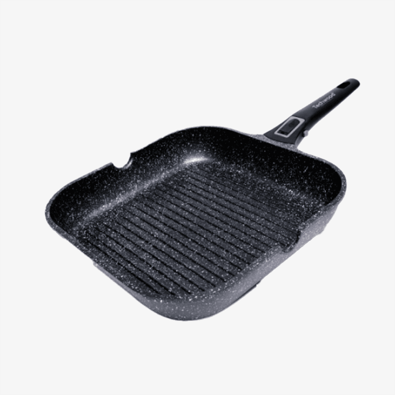 Grill carré 28 cm fonte d'alu MA-TP-28G 