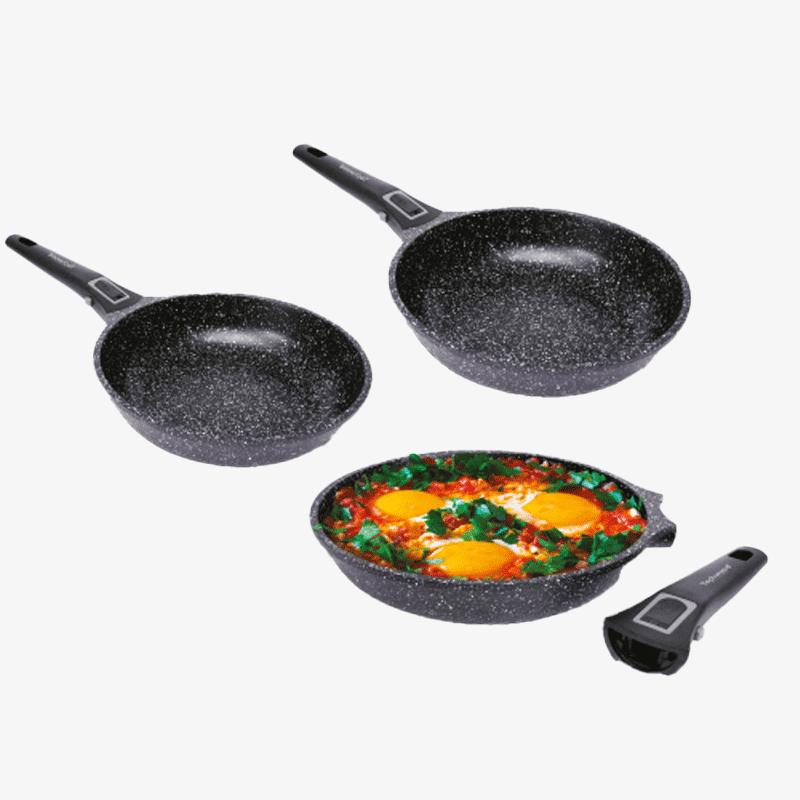 Set de 3 Poêles 24/26/28cm-TP6-PO2468 