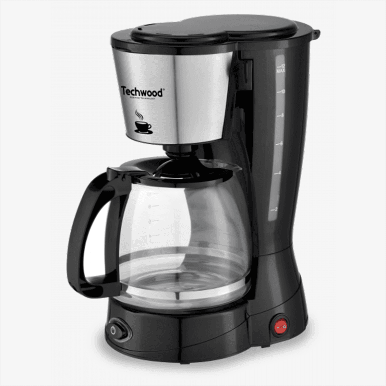  Cafetière électrique Noir Inox 12-15 Tasses-TCA-936I