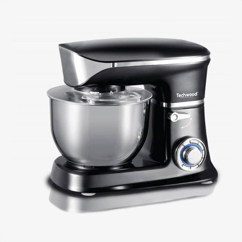  Robot pétrin noir bol inox-TCDR-136 
