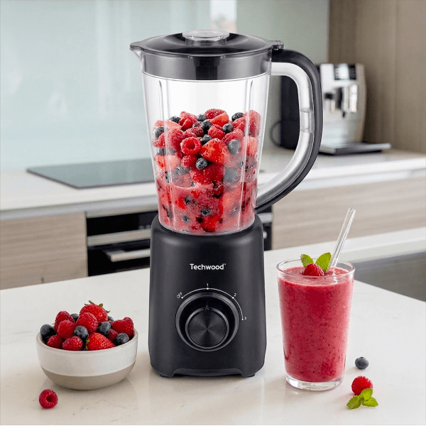 Blender 2en1 Blender bol plastique 2 en 1 noir-TBL-796H - 2