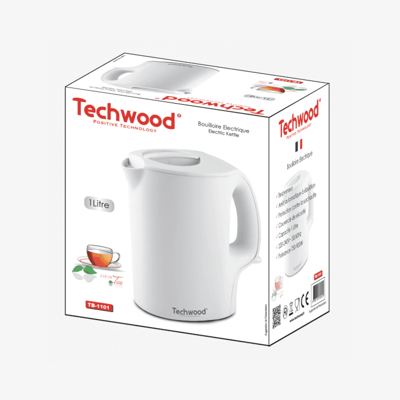 Bouilloire blanc 1L-TB-1101  - 2