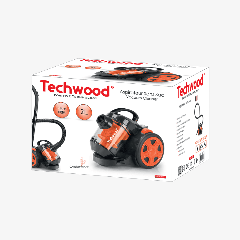 Aspirateur traineau sans sac -TAS-759  - 2