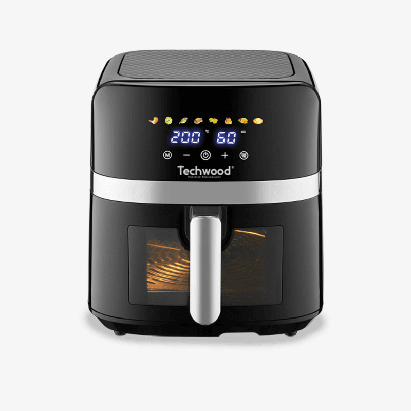 Friteuse digitale sans huile 8l porte vitrée-TFR-806SHD